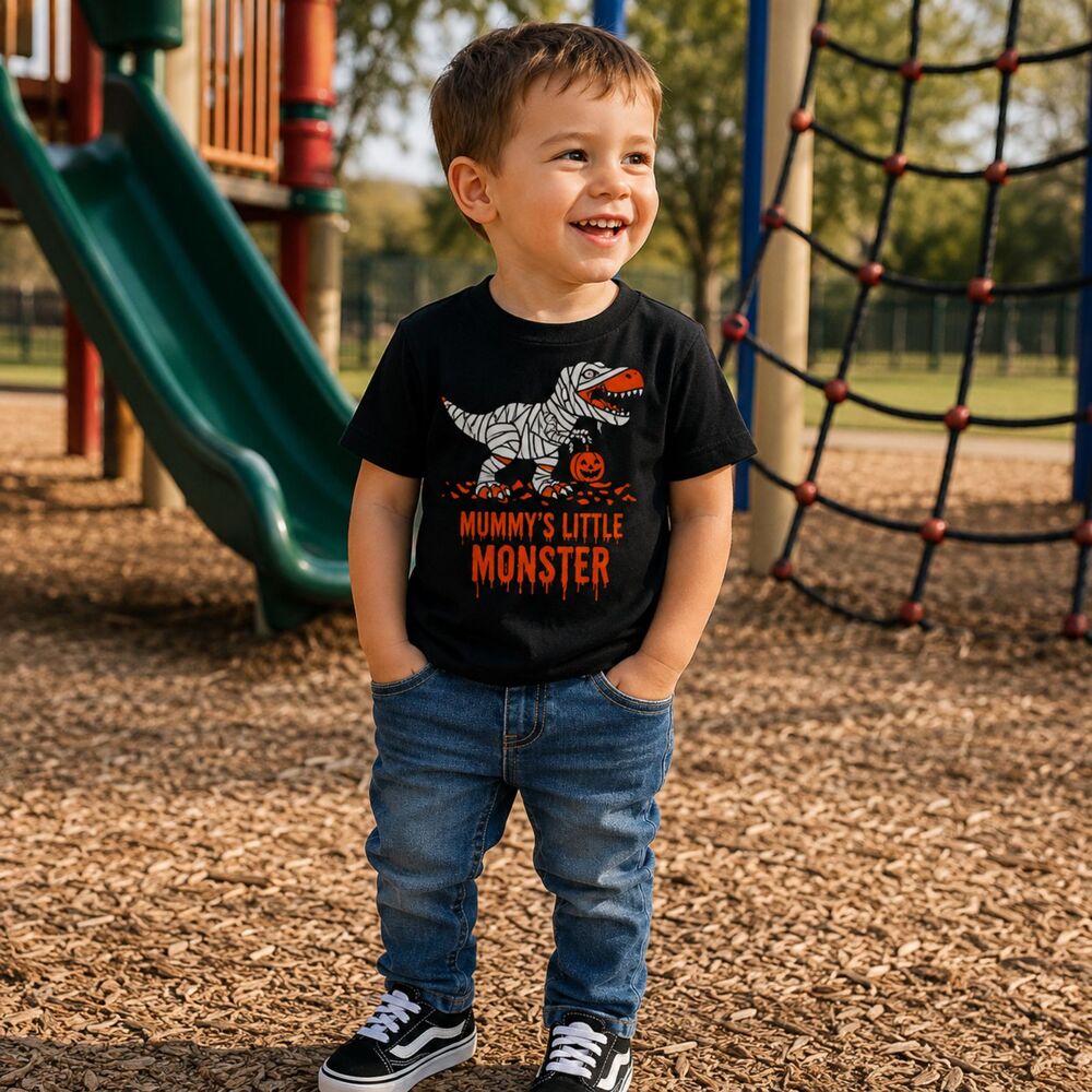 Toddler Dinosaur Graphic Tee 3T The Children's Place Mummy Halloween Black
